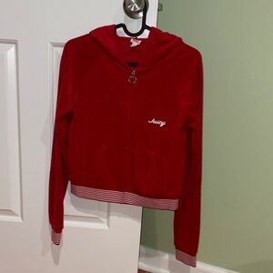 Juicy Couture Vibrant Red Hoodie